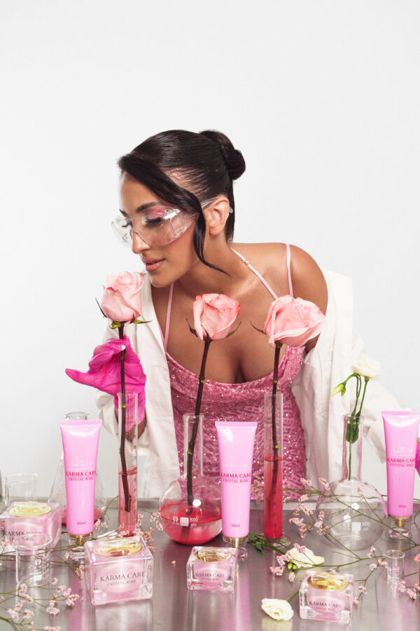 Crystal Rose Face Set